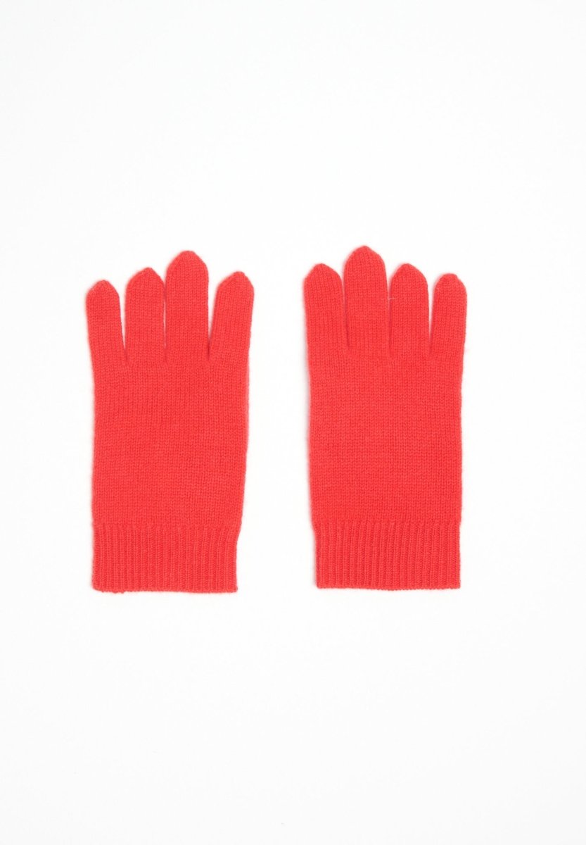 Gants cachemire 4 fils rouge - UNI 4-4