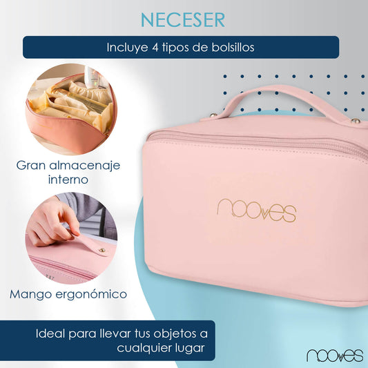 Starter Kit Beauty Plus - Pack de Iniciación con Top Coat, Nail Remover y neceser NOOVES-1