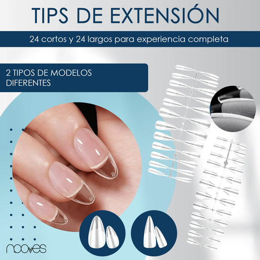 Extensión Premium Kit - Pack de extensiones - Nooves Nails-1