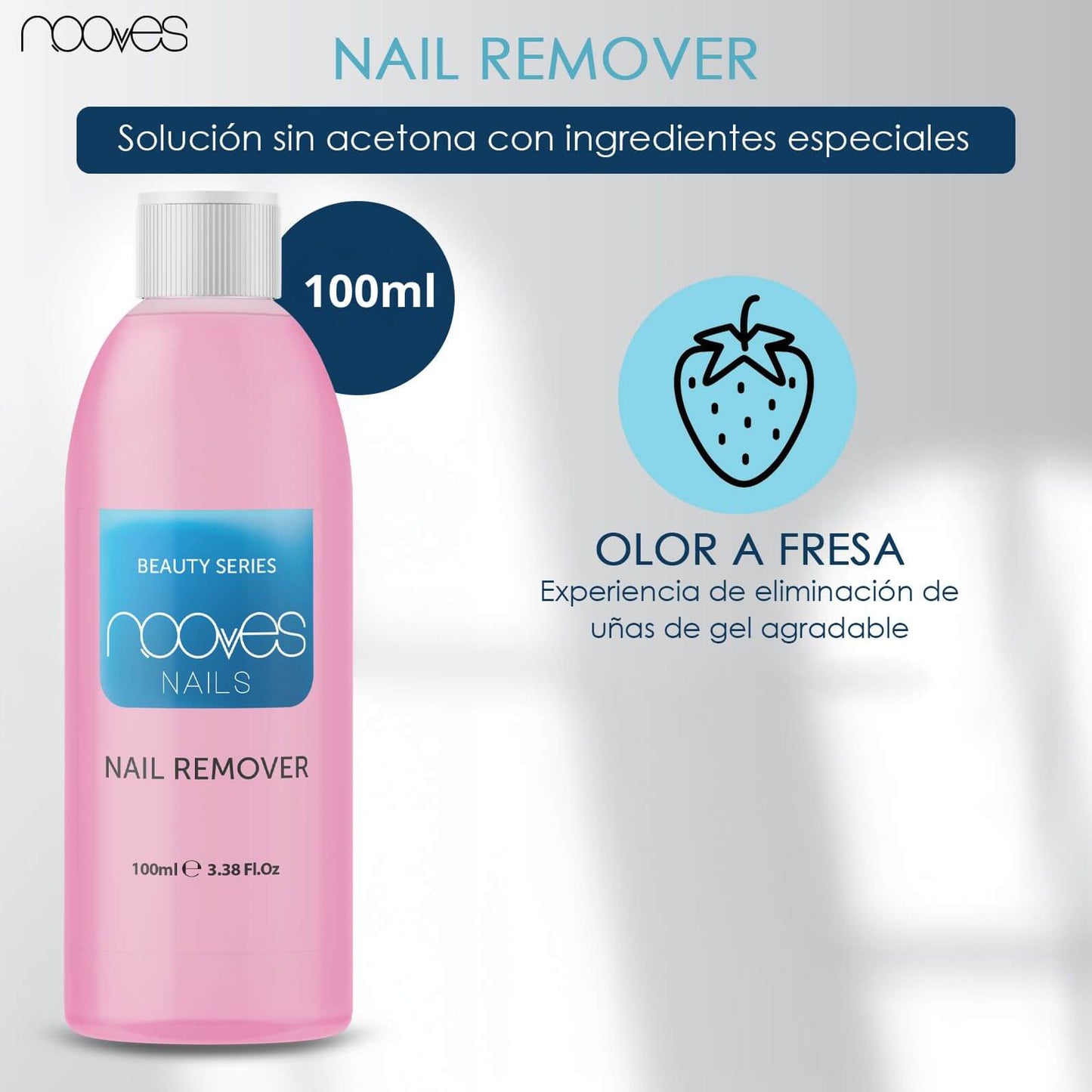 Starter Kit Beauty Plus - Pack de Iniciación con Top Coat, Nail Remover y neceser NOOVES-4