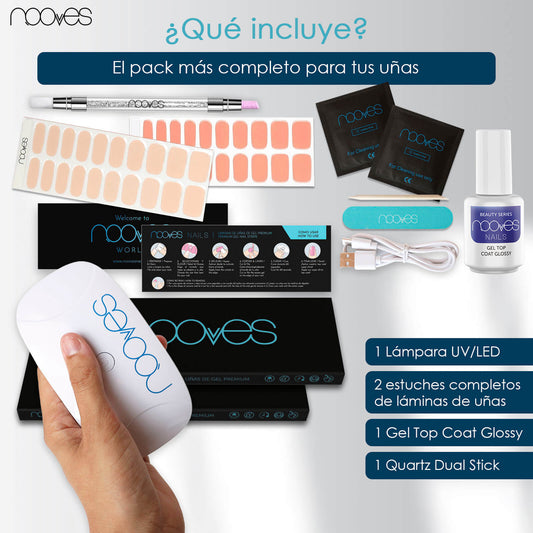 Starter Kit Beauty Nude - Pack de Iniciación con Top Coat - Powder Blush - Praline Princess-1