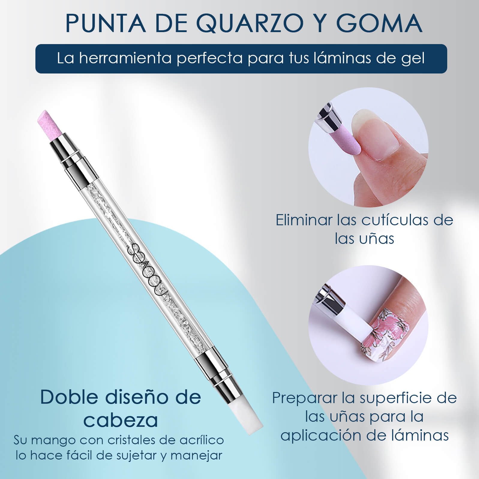 Starter Kit Beauty Blue - Pack de Iniciación con Top Coat - Royal Blue - Midnight Blue-4