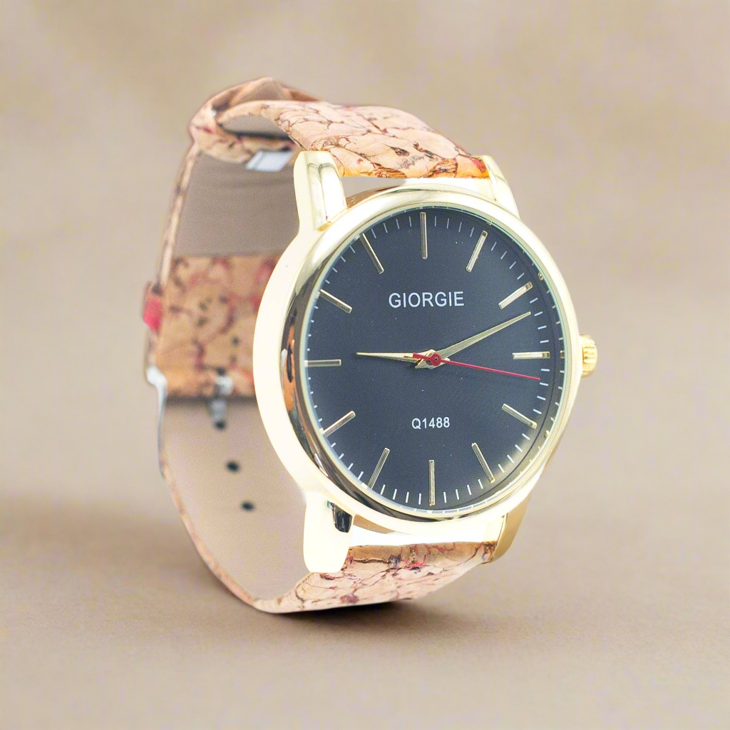 Unisex Eco-Friendly Cork Watch: Natural Style