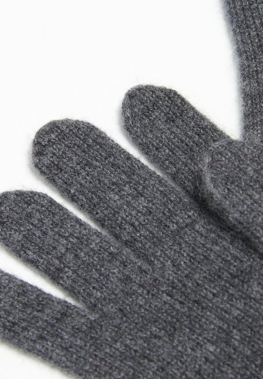 Gants cachemire 4 fils gris anthracite - UNI 4-1