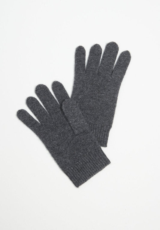 Gants cachemire 4 fils gris anthracite - UNI 4-0